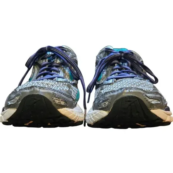 Brooks Ghost 7 'G7' Women's Running Shoes Gray/Green/Purple Size 8 Medium - Picture 9 of 12